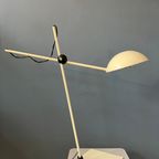 Verstelbare Mid Century Witte Bureaulamp thumbnail 7