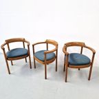 3X Henning Jensen & Torben Valeur Munch Møbler M40 Stoelen thumbnail 13