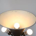 Vintage Vloerlamp Jaren 50 Notenhout Messing thumbnail 13