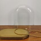 Antieke Vintage Grote Glazen Ovale Stolp. 510 thumbnail 5