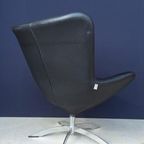 Vintage Design Fauteuil, Hjort Knudsen, Draai Fauteuil Stoel thumbnail 20