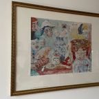 James Ensor Reproductie #1384. Still Life With Masks. Print In Mooie Lijst thumbnail 6