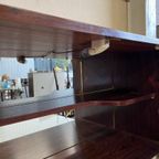 Vintage Houten Kast / Retro Barkast / Vitrine thumbnail 8