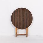 Foldable Italian Modern Round Table, 1970’S Italy thumbnail 6