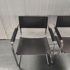 Te Koop 7 Stuks Buizenframe Stoelen, Als 1 Set. Marcel Breuer thumbnail 9