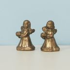 Set Gouden Bronzen Kandelaars Elfjes thumbnail 3