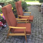 Vintage 2 Stuks Thonet Fauteuils thumbnail 5