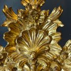 Vintage Design Spiegel Deknudt Goud Schelp Florale Ornamenten thumbnail 16