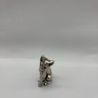 Zilveren Miniatuur Kat thumbnail 5