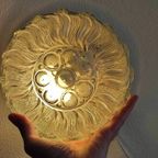 Vintage Plafondlamp Plafonnière Wandlamp Glas Organisch thumbnail 13