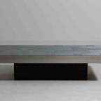 Vintage Mid-century Geometrische Salontafel In Chroom thumbnail 4