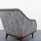 Italian Modern Pair Of Architectural Lounge Chairs / Fauteuil From 1970’S thumbnail 7