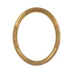 Ovale Gouden Houten Lijst Klassiek Bloemen Barok Stijl Frankrijk 57x47cm thumbnail 2