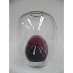 Glazen Vintage Vaas Hoogte 24 Cm thumbnail 4