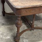 Henri Ii Solid Walnut Dining Table thumbnail 12