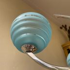 Lamp Hanglamp Art Deco Blauwe Bollen Frans thumbnail 12