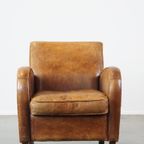 Schapenleren Armchair Met Een Strak Design En Een Uitmuntend Zitcomfort thumbnail 3