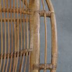 Bijzondere Rotan Fauteuil Van Rohé Noordwolde, 1950 thumbnail 12