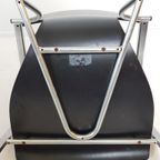 Setprijs Vintage Eettafel Met 4 Stoelen Zwart Wit Chroom thumbnail 12