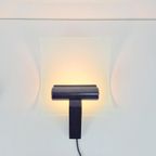 Postmodern Metaal Glas Wandlamp Modern Hillebrand Design ‘80 thumbnail 4