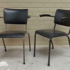 Set Van 2 Vintage Industriële Stoelen, Ahrend De Cirkel thumbnail 21