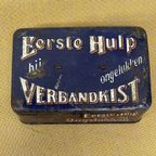 Antiek Ehbo Blik Brocante Medicijn Koffer thumbnail 4