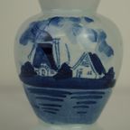 Hartstikke Leuk Delfts Blauw Aardewerken Lampje Met Een Molen thumbnail 10