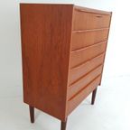 Vintage Teakhouten Deense Ladekast | Chestdrawer Danish Teak thumbnail 8