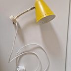 Vintage Hala Wandlampje Gele Wandlamp Jaren 50 thumbnail 2