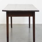 Tijdloze Antieke Vroeg 19e Eeuwse Engelse 6 Persoons Eettafel Met Een Prachtig Blad Van Notenhout thumbnail 5
