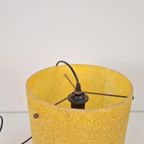 Vintage Hanglamp Polyester Sugar Tube Geel Suiker ‘60 Brass thumbnail 7
