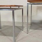 Set Van 3 Vintage Mid Century Mimiset Bijzettafels thumbnail 10