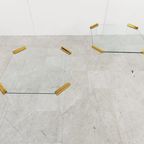 Lucite And Brass Coffee Or Side Tables, 1970s thumbnail 10
