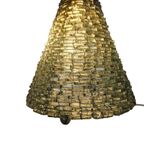 Vintage Pyramide Lamp - Opgebouwd Uit Stukjes Glas - Modern - Glas En Metaal - Frankrijk - 70'S thumbnail 4