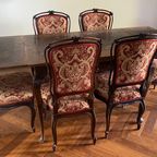 6 Antieke Stoelen, Nieuw Gestoffeerd thumbnail 1