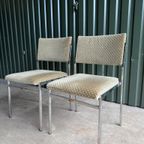 Paar Vintage Chromen Stoelen, 1970 thumbnail 6