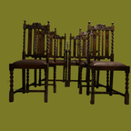 Vlaamse Eiken Eetkamerstoelen thumbnail 13