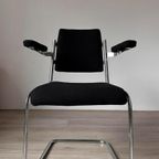 6x Tecta Armchairs Design By Jean De Prouve thumbnail 1