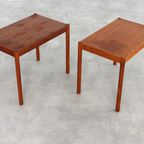 Vintage Sidetables | Bijzettafels | Jaren 60 | Teak thumbnail 5