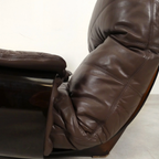 Ligne Roset Marsala - Fauteuil En Ottman - Bruin Leder thumbnail 8