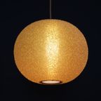 Prachtige Oranjebruine Design Bollamp Van Rotaflex, Model Sugar Lamp thumbnail 6