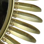 Mid Century Verkoperd Metalen Zonnespiegel Deknudt Convex 54Cm thumbnail 13