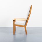 High Back Easy Lounge Chair / Fauteuil Ge 284A By Hans Wegner For Getama thumbnail 5