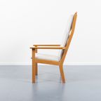 High Back Easy Lounge Chair / Fauteuil Ge 284a By Hans Wegner For Getama thumbnail 5