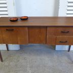Prachtige Wenge Houten Brutalist Eettafel thumbnail 15