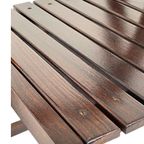 Aldo Jacober - Folding Chair Model ‘Trieste’ - Bazzani Italy - Dark Brown (Wood Grain) - Multiple thumbnail 3