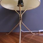 Brass Table Lamp With Round Shade 1960S thumbnail 5