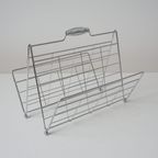 1980'S Retro, Chrome Magazine Rack thumbnail 3