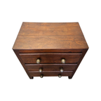 Oude Franse 3 Laden Commode, Circa 1940 thumbnail 6