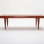 Extendable Coffee Table Designed By Johannes Andersen For Uldum Møbelfabrik, Denmark 1960’S. thumbnail 3